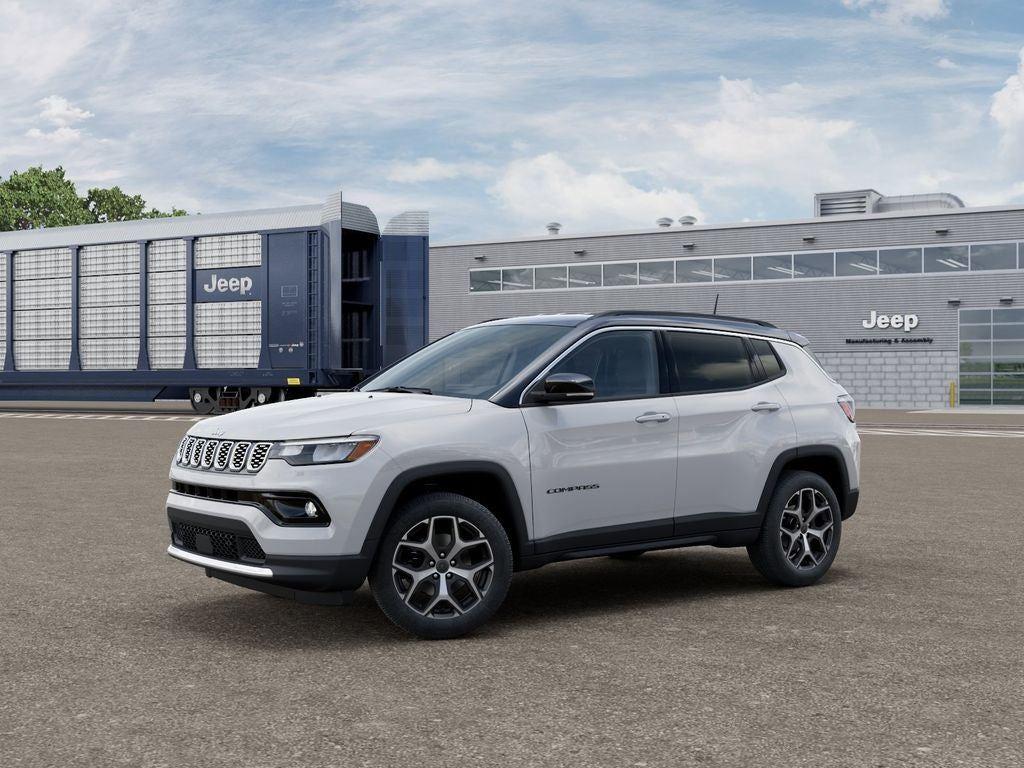 New 2026 Bright White Clear-Coat Exterior Paint Jeep COMPASS LIMITED 4X4 image 2