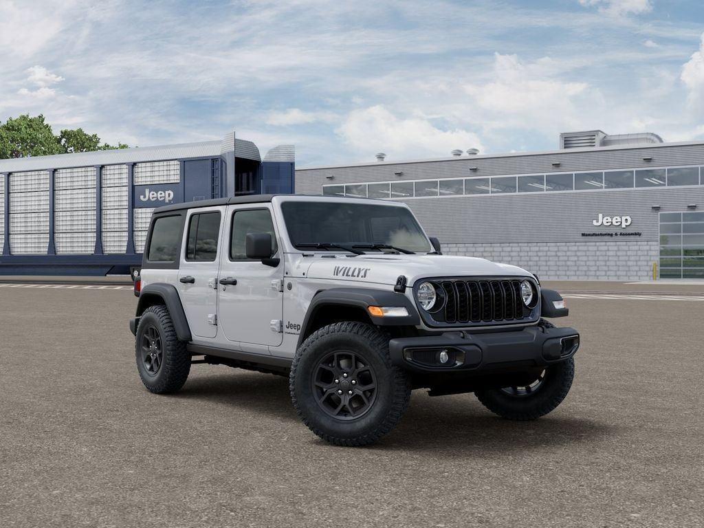 New 2026 Bright White Clear-Coat Exterior Paint Jeep WRANGLER 4-DOOR WILLYS image 5