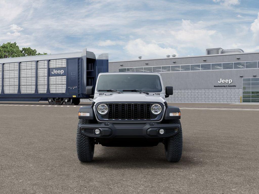 New 2026 Bright White Clear-Coat Exterior Paint Jeep WRANGLER 4-DOOR WILLYS image 6