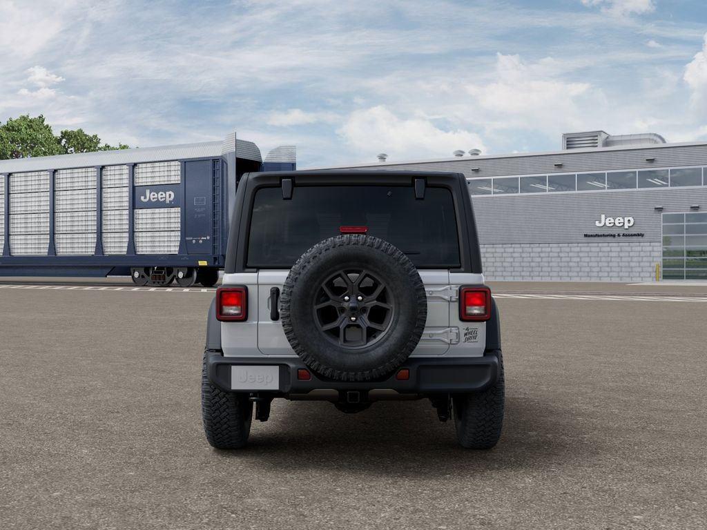 New 2026 Bright White Clear-Coat Exterior Paint Jeep WRANGLER 4-DOOR WILLYS image 7