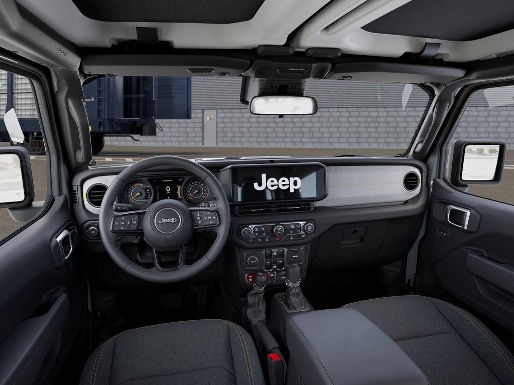 New 2026 Bright White Clear-Coat Exterior Paint Jeep WRANGLER 4-DOOR WILLYS image 14