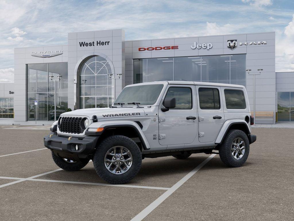 New 2026 Bright White Clear-Coat Exterior Paint Jeep WRANGLER 4-DOOR 85TH ANNIVERSA image 2