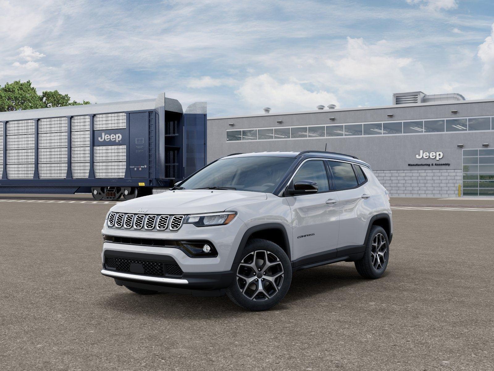New 2026 Bright White Clear-Coat Exterior Paint Jeep COMPASS LIMITED 4X4 image 79