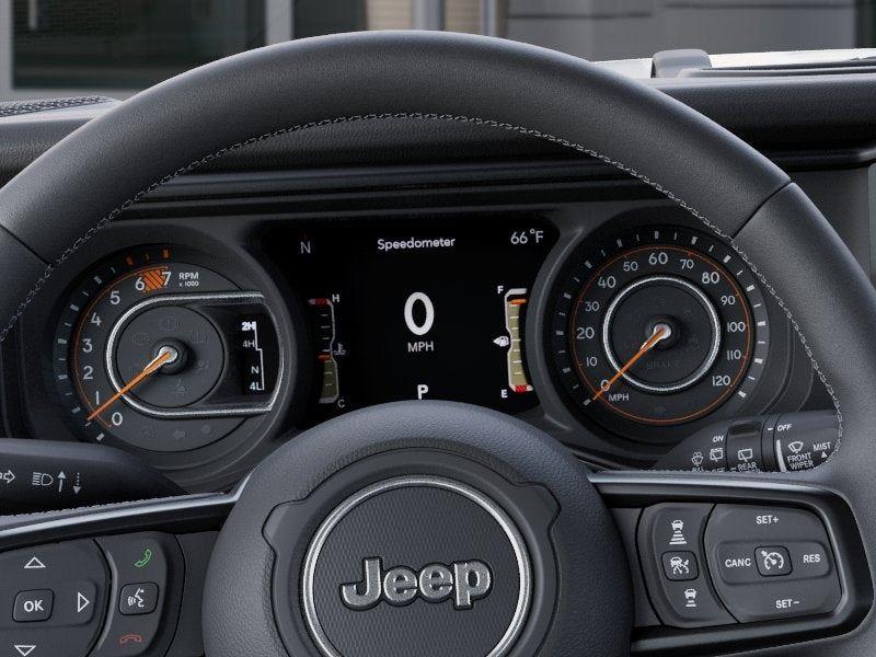 New 2026 Bright White Clear-Coat Exterior Paint Jeep WRANGLER 4-DOOR WILLYS image 95