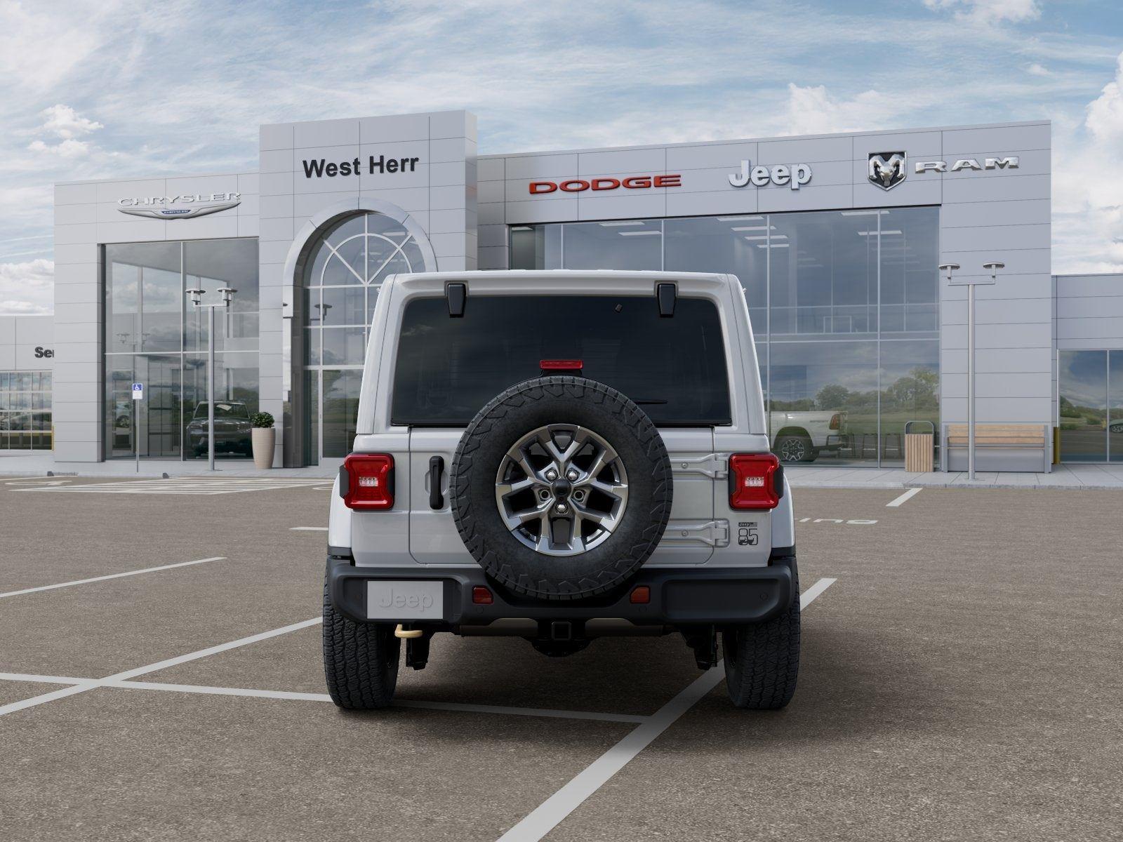 New 2026 Bright White Clear-Coat Exterior Paint Jeep WRANGLER 4-DOOR 85TH ANNIVERSA image 85