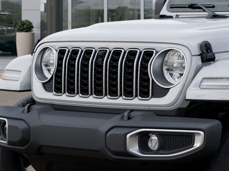 New 2026 Bright White Clear-Coat Exterior Paint Jeep WRANGLER 4-DOOR SAHARA image 89