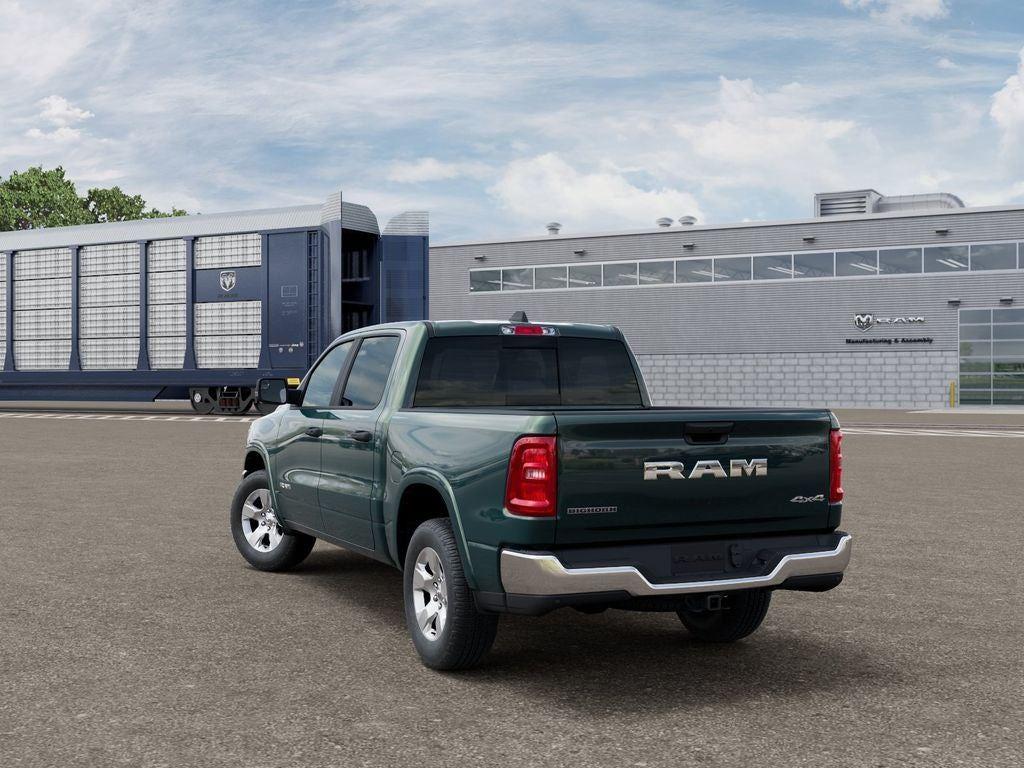 New 2026 Serrano-Green Metallic Exterior Paint RAM RAM 1500 BIG HORN CREW CAB 4X4 image 3