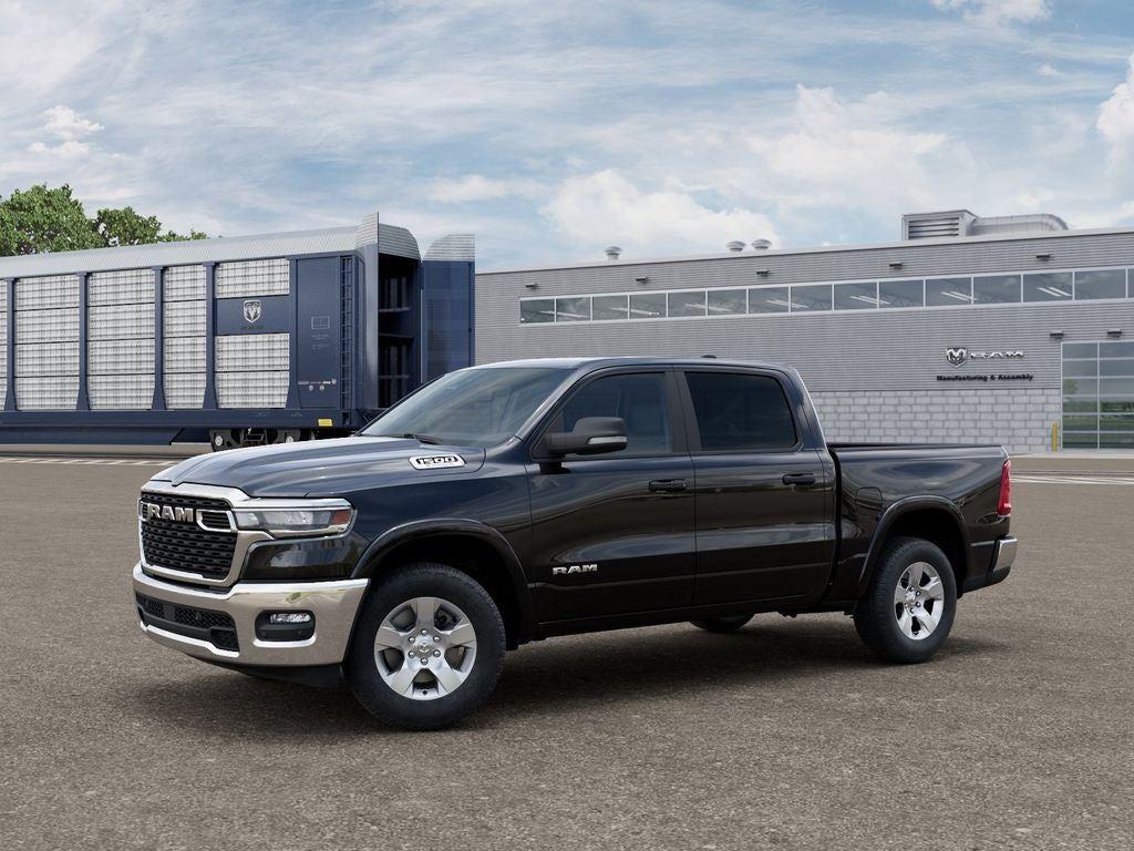 New 2026 Diamond Black Crystal Pearl-Coat Exterior Paint RAM RAM 1500 BIG HORN CREW CAB 4X4 image 2
