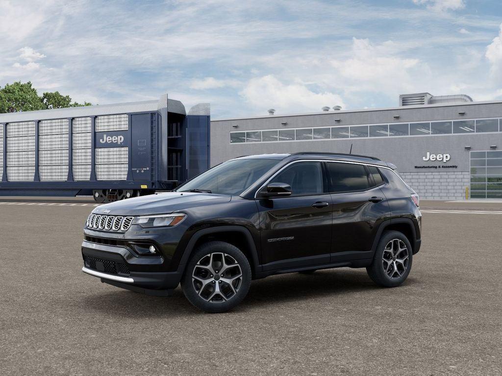 New 2026 Diamond Black Crystal Pearl-Coat Exterior Paint Jeep COMPASS LIMITED 4X4 image 2