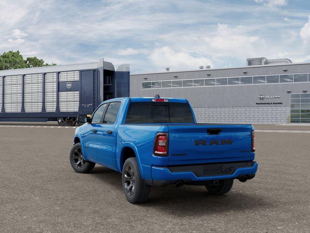 New 2026 Hydro Blue Pearl-Coat Exterior Paint RAM RAM 1500 BIG HORN CREW CAB 4X4 image 3