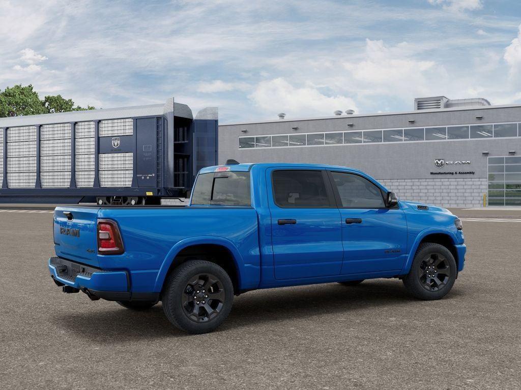 New 2026 Hydro Blue Pearl-Coat Exterior Paint RAM RAM 1500 BIG HORN CREW CAB 4X4 image 4