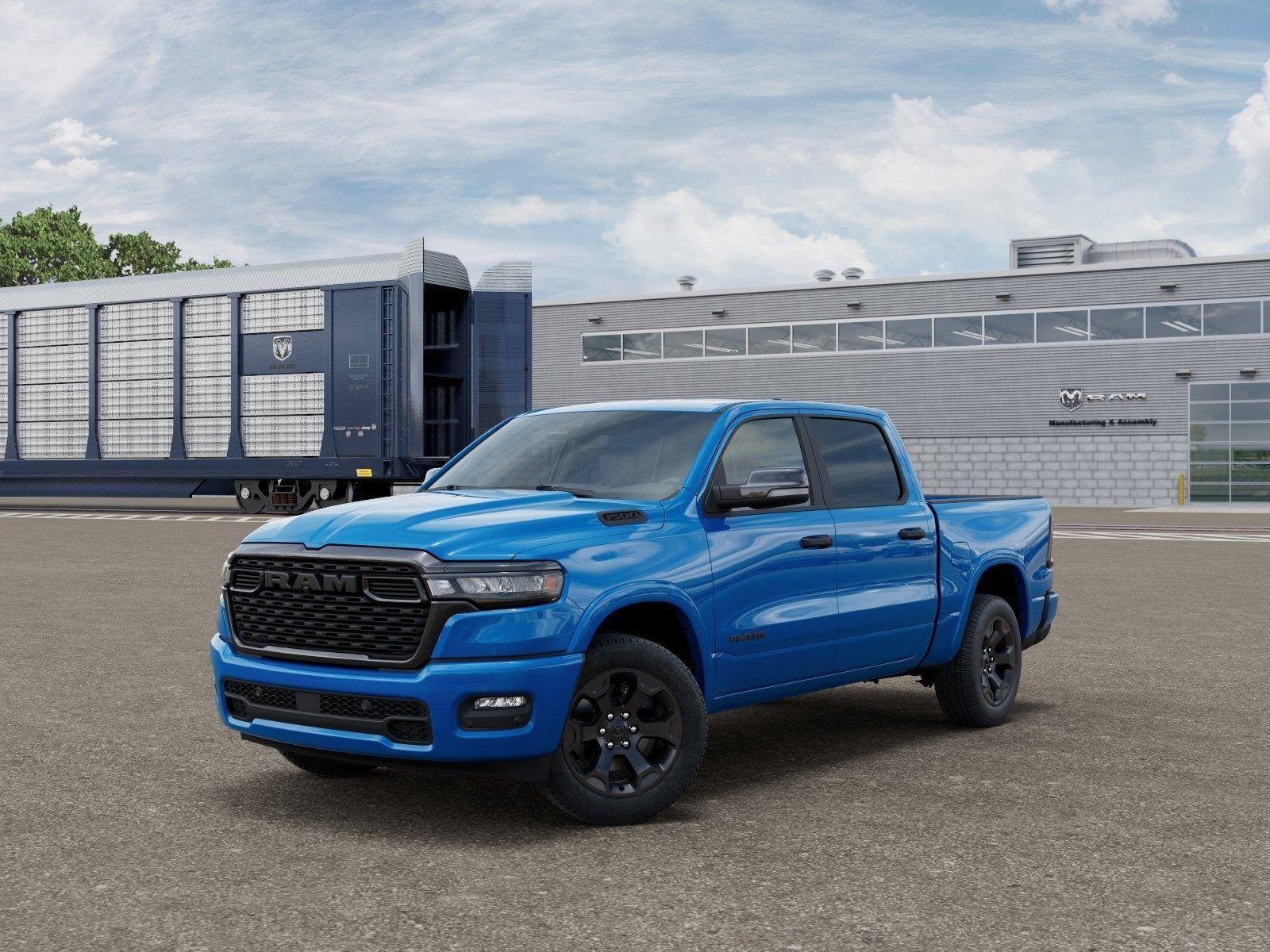 New 2026 Hydro Blue Pearl-Coat Exterior Paint RAM RAM 1500 BIG HORN CREW CAB 4X4 image 27