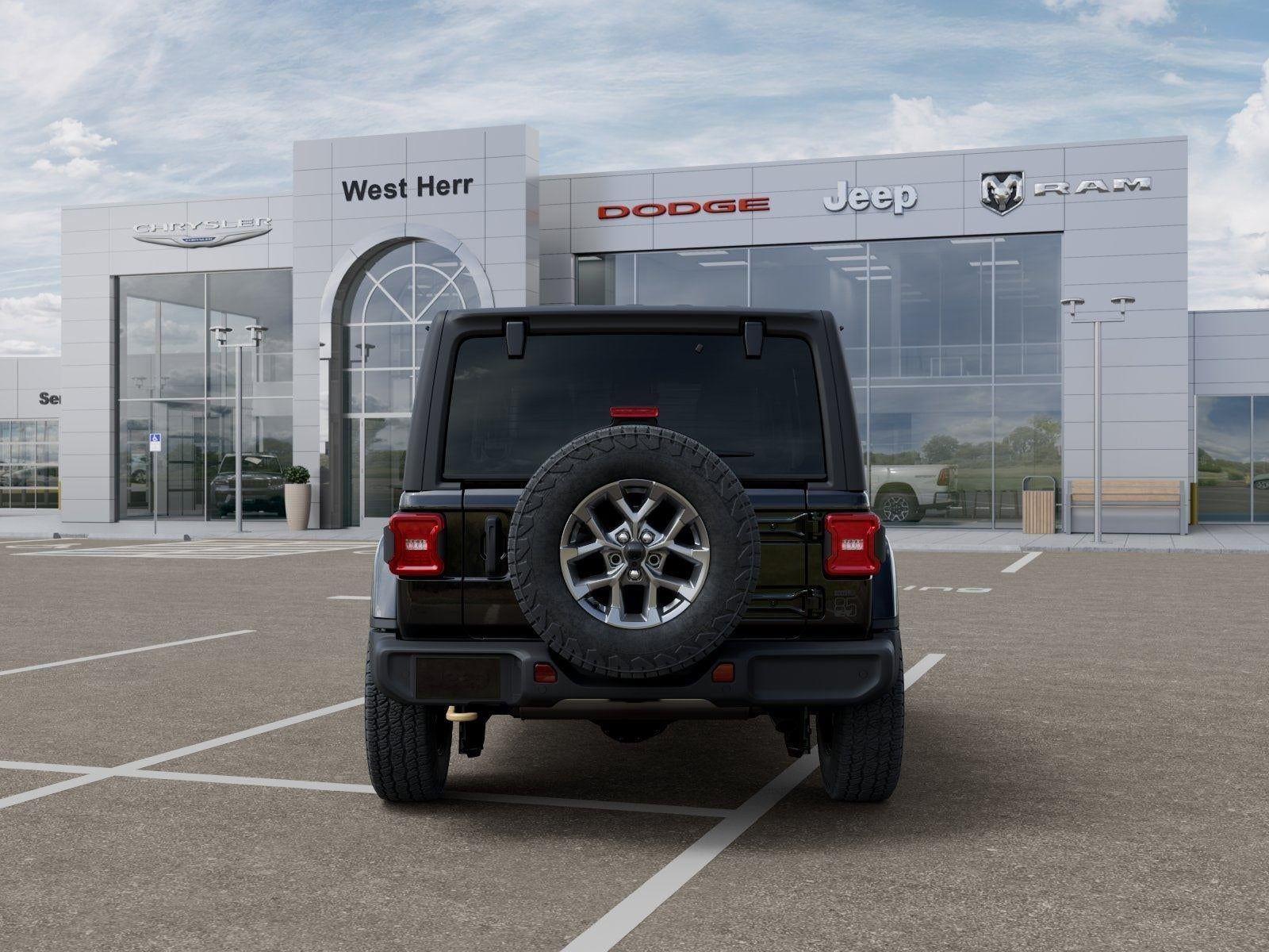 New 2026 Black Clear-Coat Exterior Paint Jeep WRANGLER 4-DOOR 85TH ANNIVERSA image 33