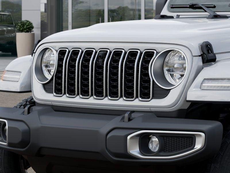 New 2026 Bright White Clear-Coat Exterior Paint Jeep WRANGLER 4-DOOR SAHARA image 37