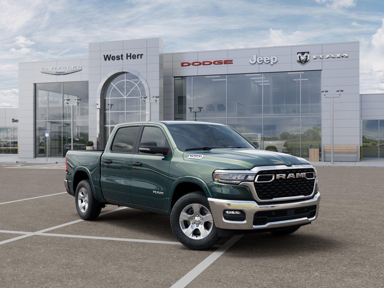 New 2026 Serrano-Green Metallic Exterior Paint RAM RAM 1500 BIG HORN CREW CAB 4X4 image 31