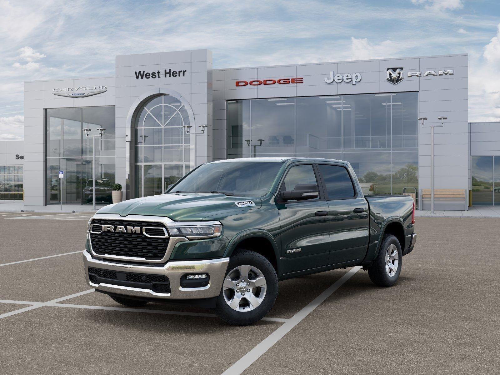 New 2026 Serrano-Green Metallic Exterior Paint RAM RAM 1500 BIG HORN CREW CAB 4X4 image 27