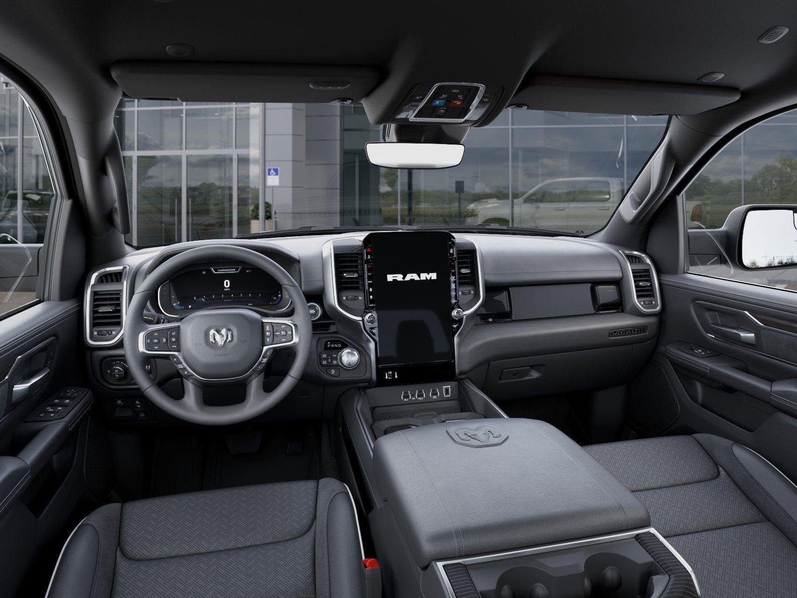 New 2026 Granite Crystal Metallic Clear-Coat Exterior Paint RAM RAM 1500 LARAMIE CREW CAB 4X4 image 40
