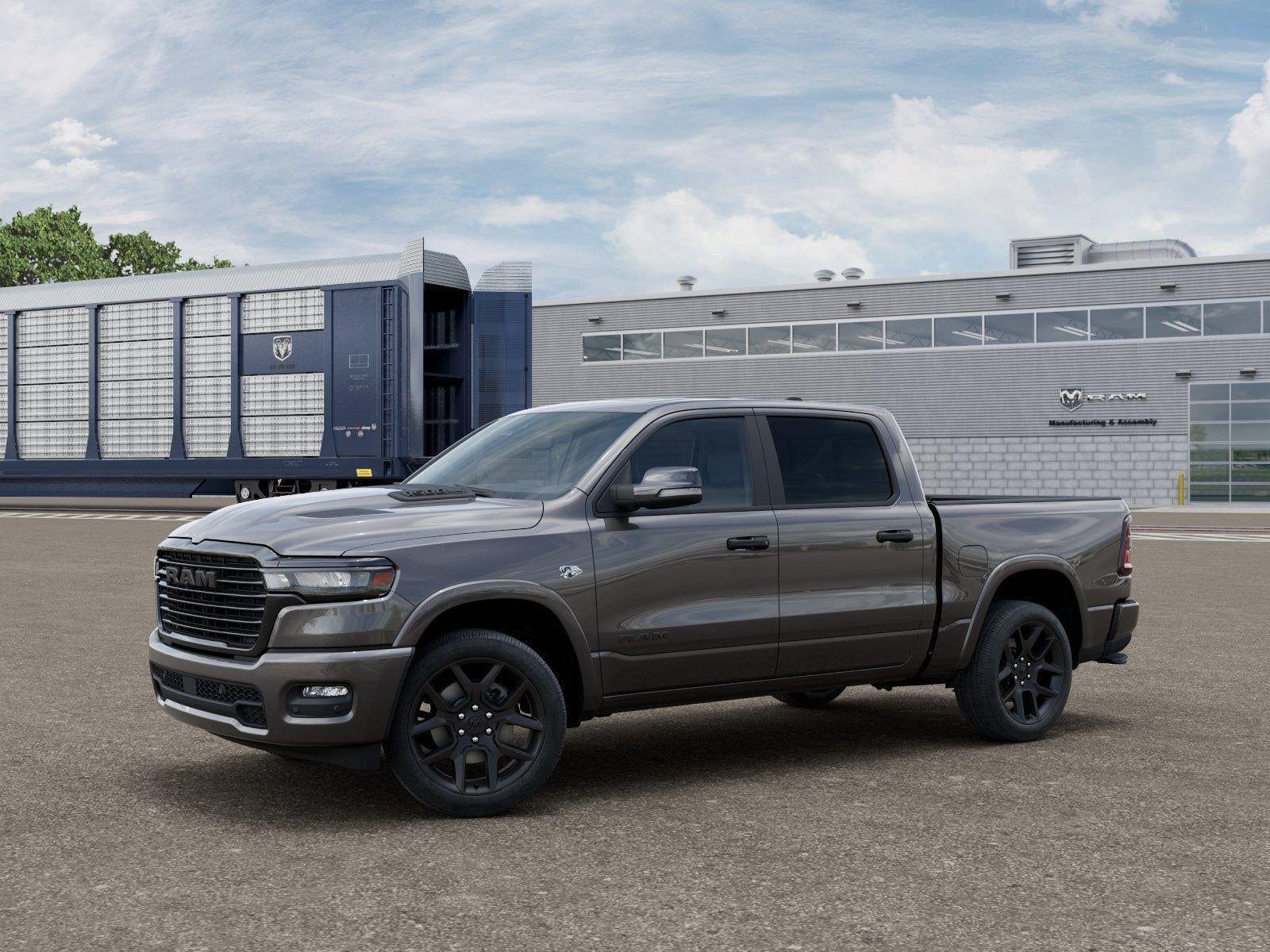 New 2026 Granite Crystal Metallic Clear-Coat Exterior Paint RAM RAM 1500 LARAMIE CREW CAB 4X4 image 28