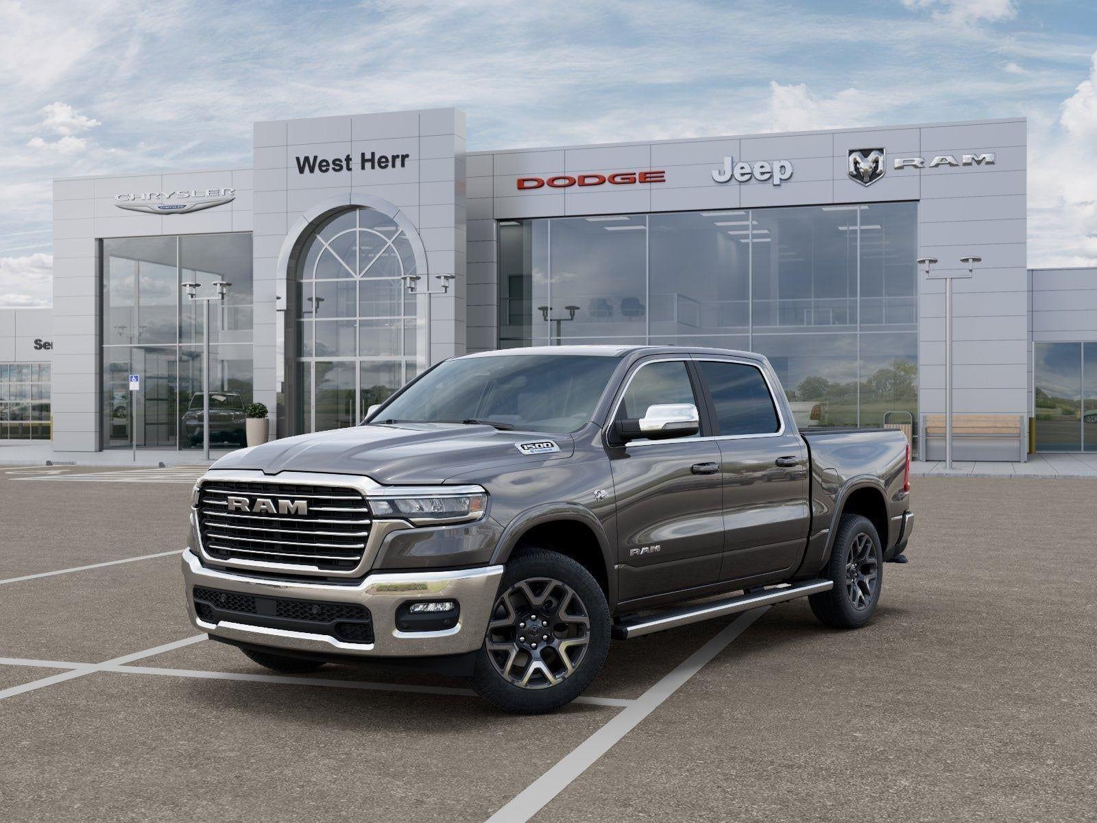 New 2026 Granite Crystal Metallic Clear-Coat Exterior Paint RAM RAM 1500 LARAMIE CREW CAB 4X4 image 27