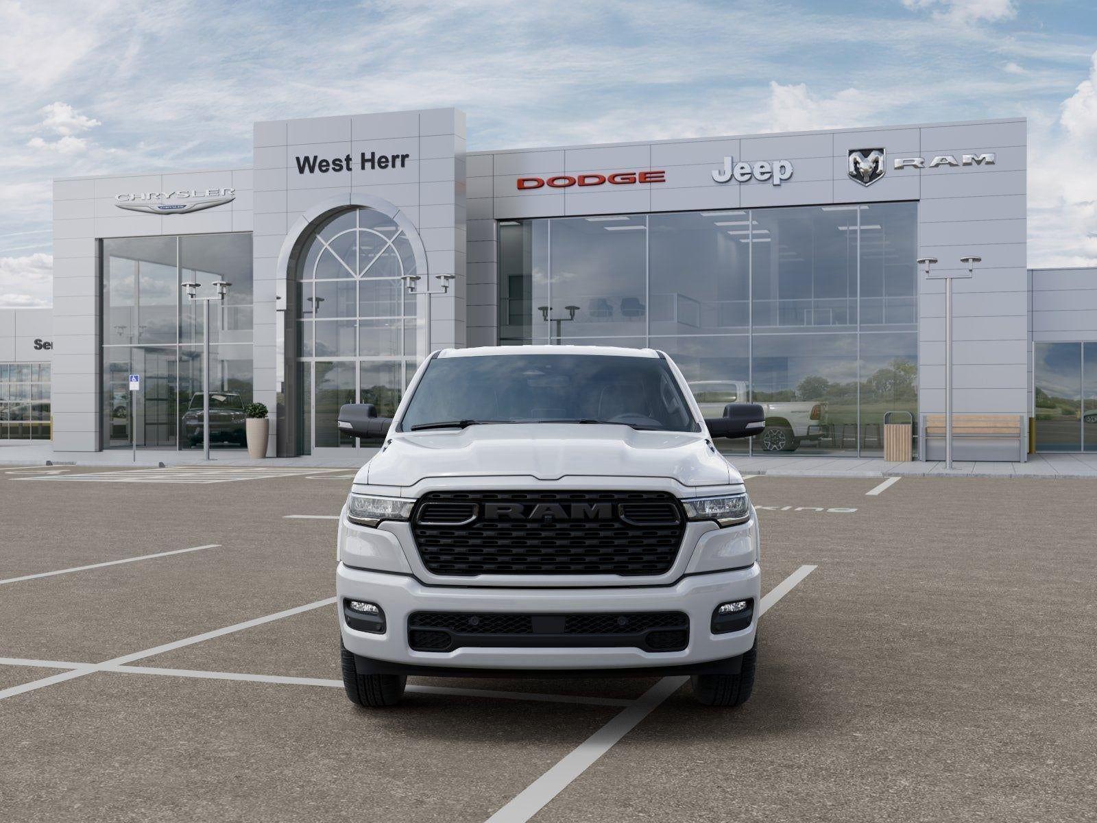 New 2026 Bright White Clear-Coat Exterior Paint RAM RAM 1500 BIG HORN CREW CAB 4X4 image 32