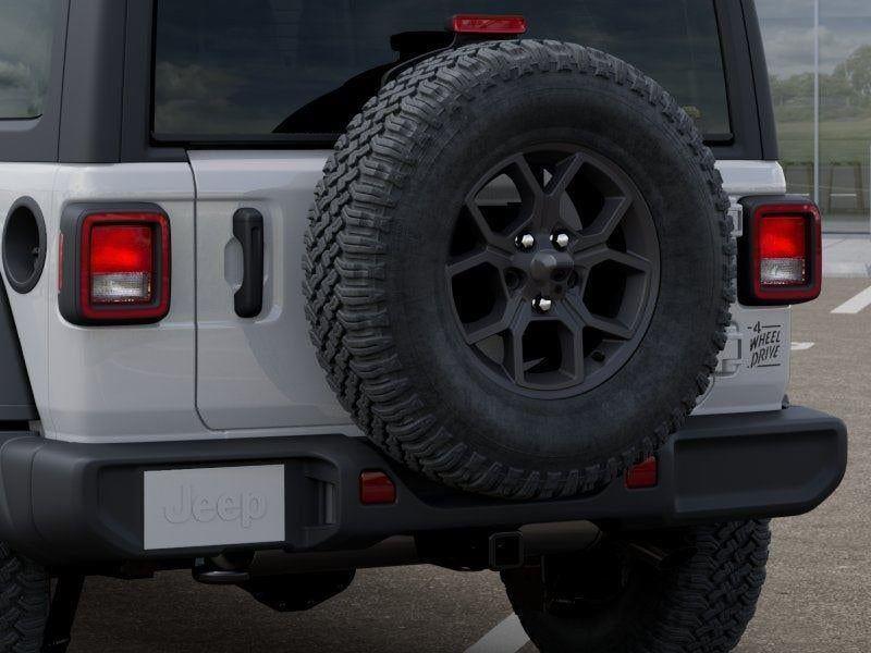 New 2026 Bright White Clear-Coat Exterior Paint Jeep WRANGLER 4-DOOR WILLYS image 39