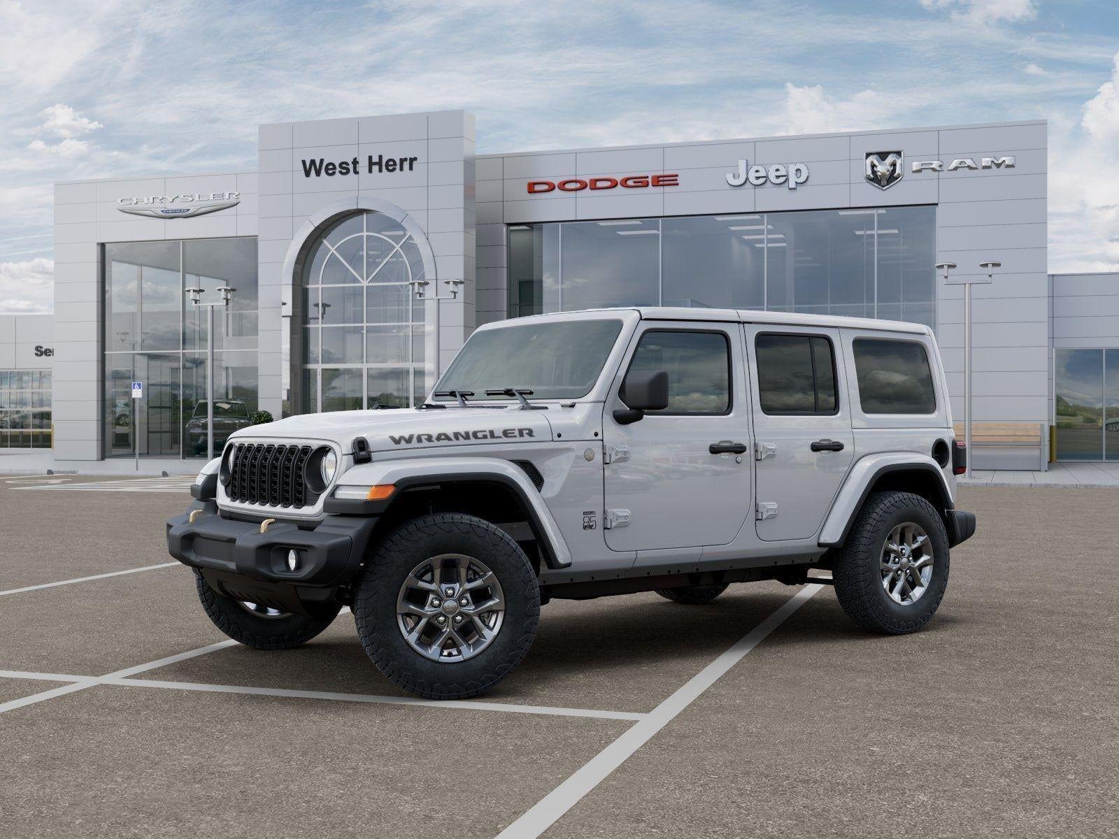 New 2026 Bright White Clear-Coat Exterior Paint Jeep WRANGLER 4-DOOR 85TH ANNIVERSA image 28