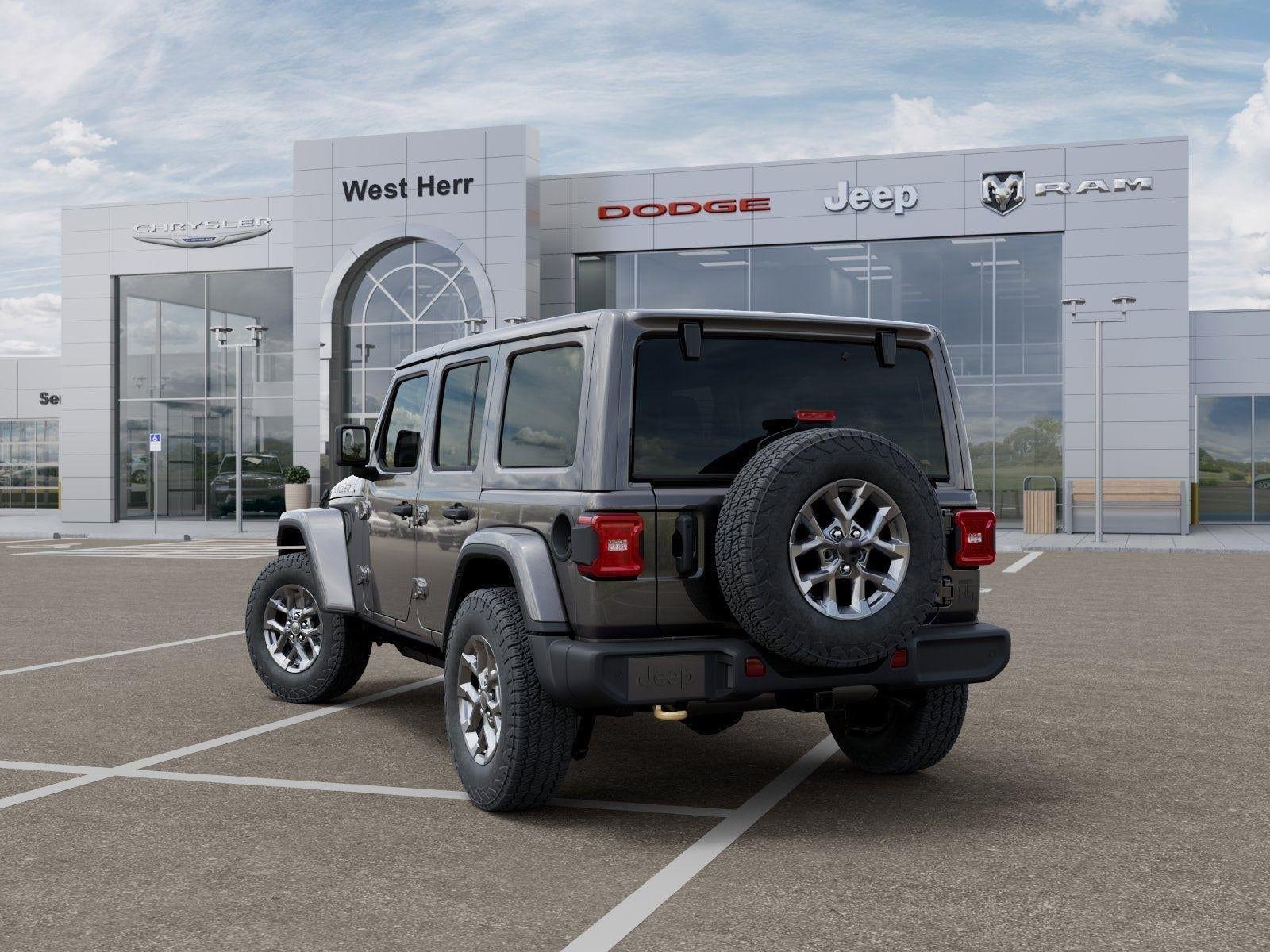 New 2026 Granite Crystal Metallic Clear-Coat Exterior Paint Jeep WRANGLER 4-DOOR 85TH ANNIVERSA image 29