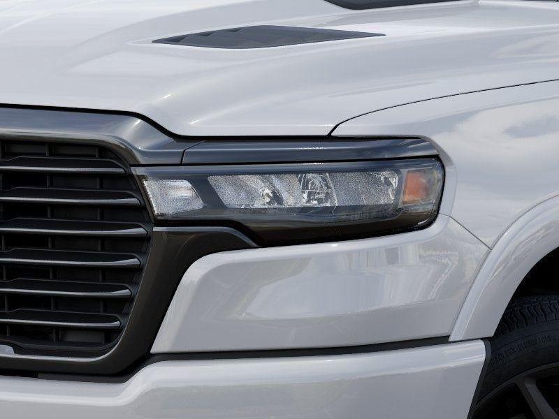 New 2026 Bright White Clear-Coat Exterior Paint RAM RAM 1500 LARAMIE CREW CAB 4X4 image 36