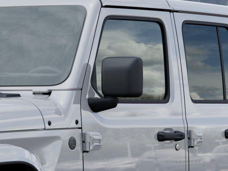 New 2026 Bright White Clear-Coat Exterior Paint Jeep WRANGLER 4-DOOR SAHARA image 38