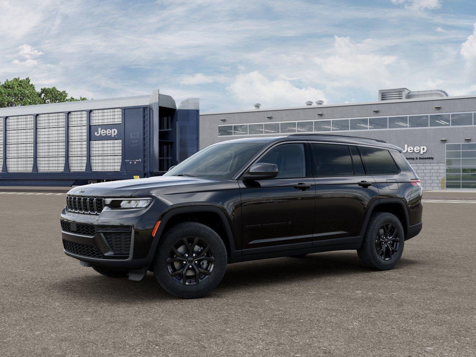 New 2026 Diamond Black Crystal Pearl-Coat Exterior Paint Jeep GRAND CHEROKEE L LAREDO ALTITU image 28