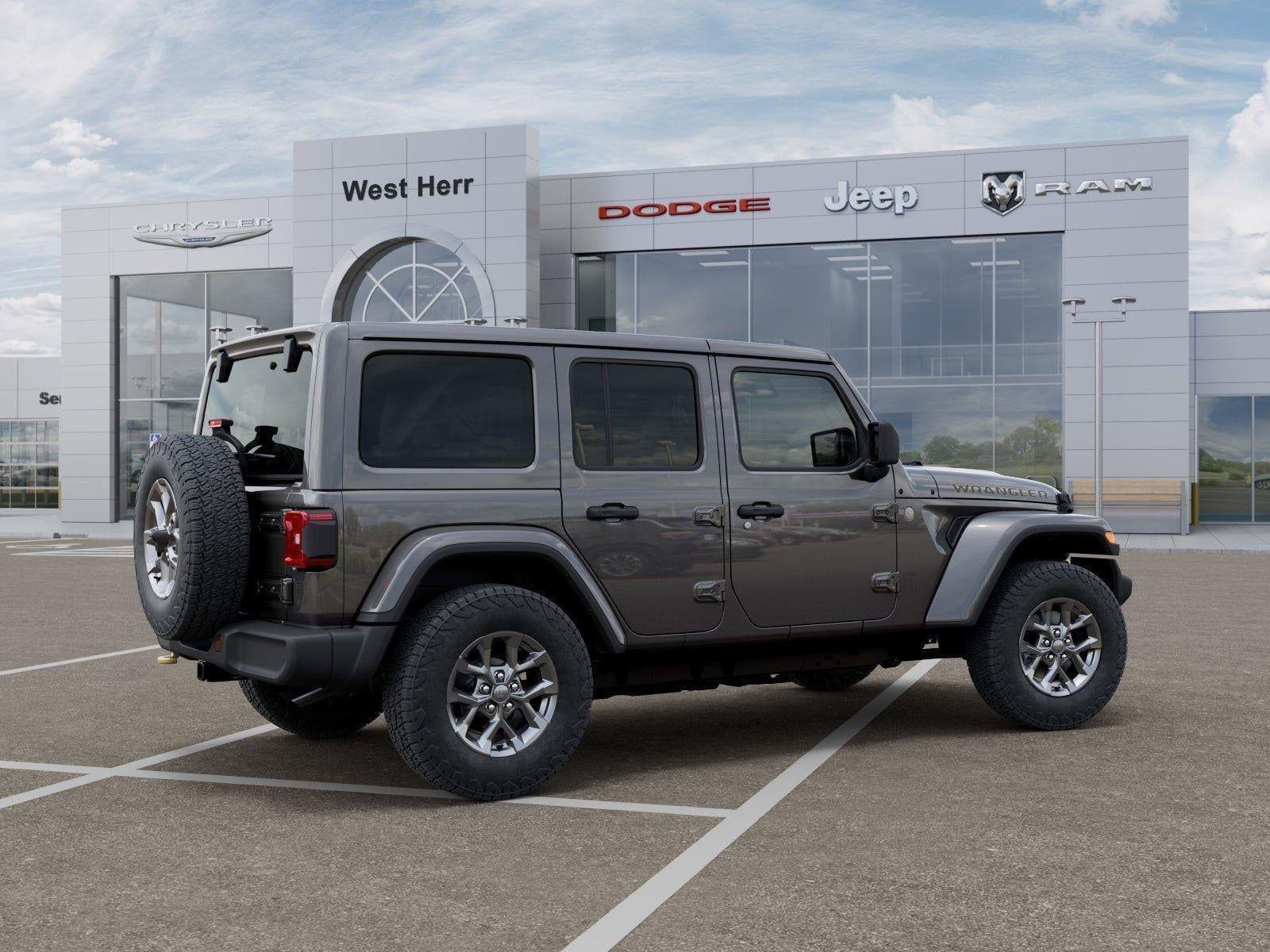 New 2026 Granite Crystal Metallic Clear-Coat Exterior Paint Jeep WRANGLER 4-DOOR 85TH ANNIVERSA image 30