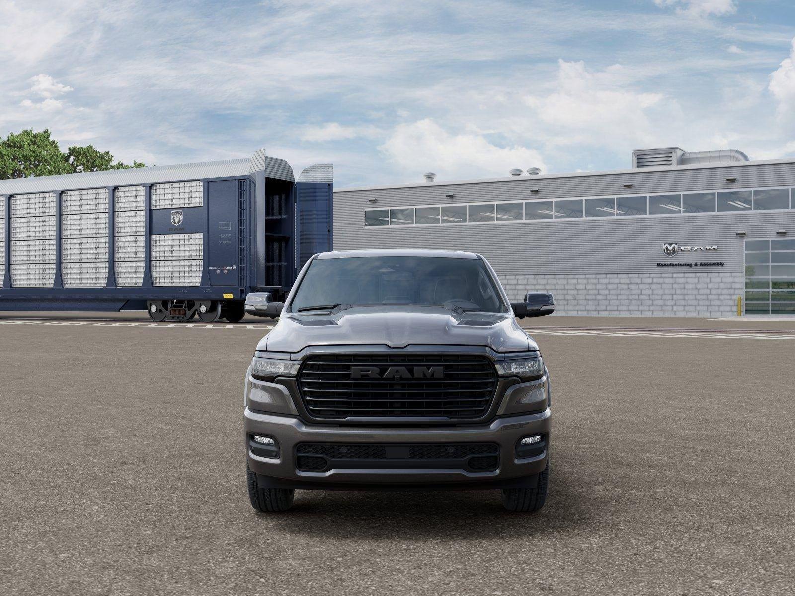 New 2026 Granite Crystal Metallic Clear-Coat Exterior Paint RAM RAM 1500 LARAMIE CREW CAB 4X4 image 32