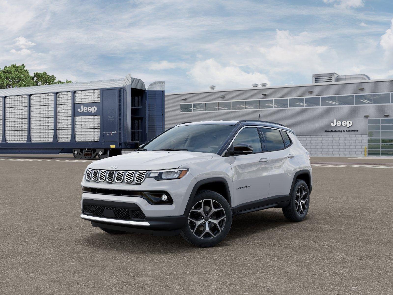 New 2026 Bright White Clear-Coat Exterior Paint Jeep COMPASS LIMITED 4X4 image 53