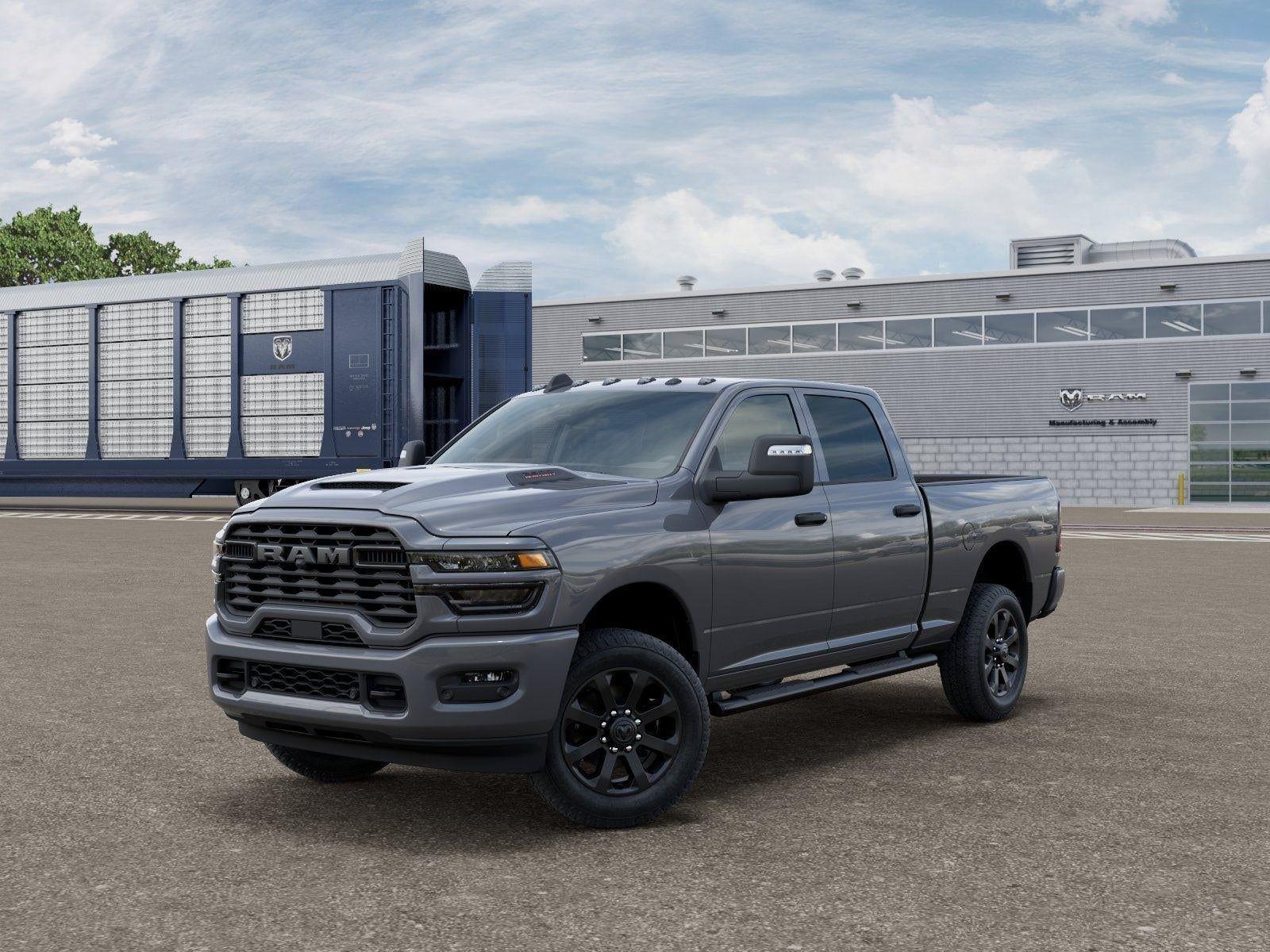New 2026 Ceramic Gray Clear-Coat Exterior Paint RAM RAM 2500 BLACK EXPRESS CREW CA image 53