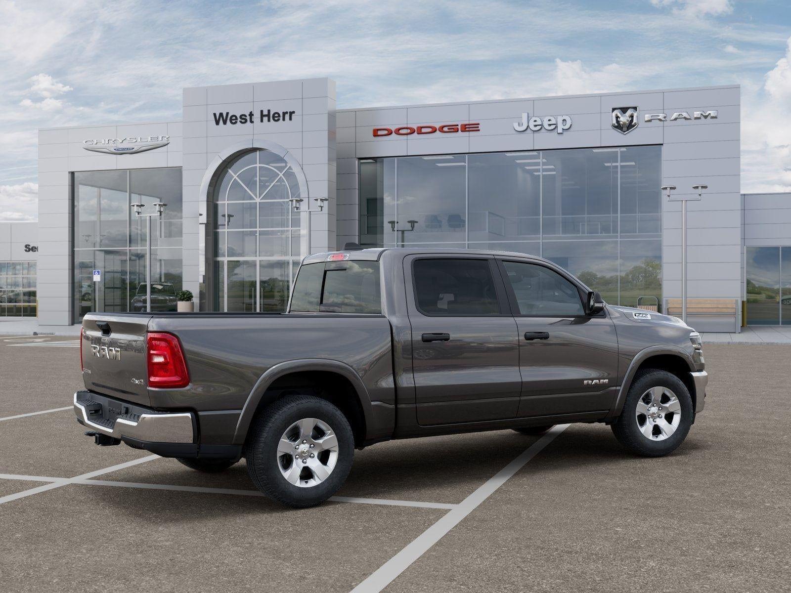 New 2026 Granite Crystal Metallic Clear-Coat Exterior Paint RAM RAM 1500 BIG HORN CREW CAB 4X4 image 56