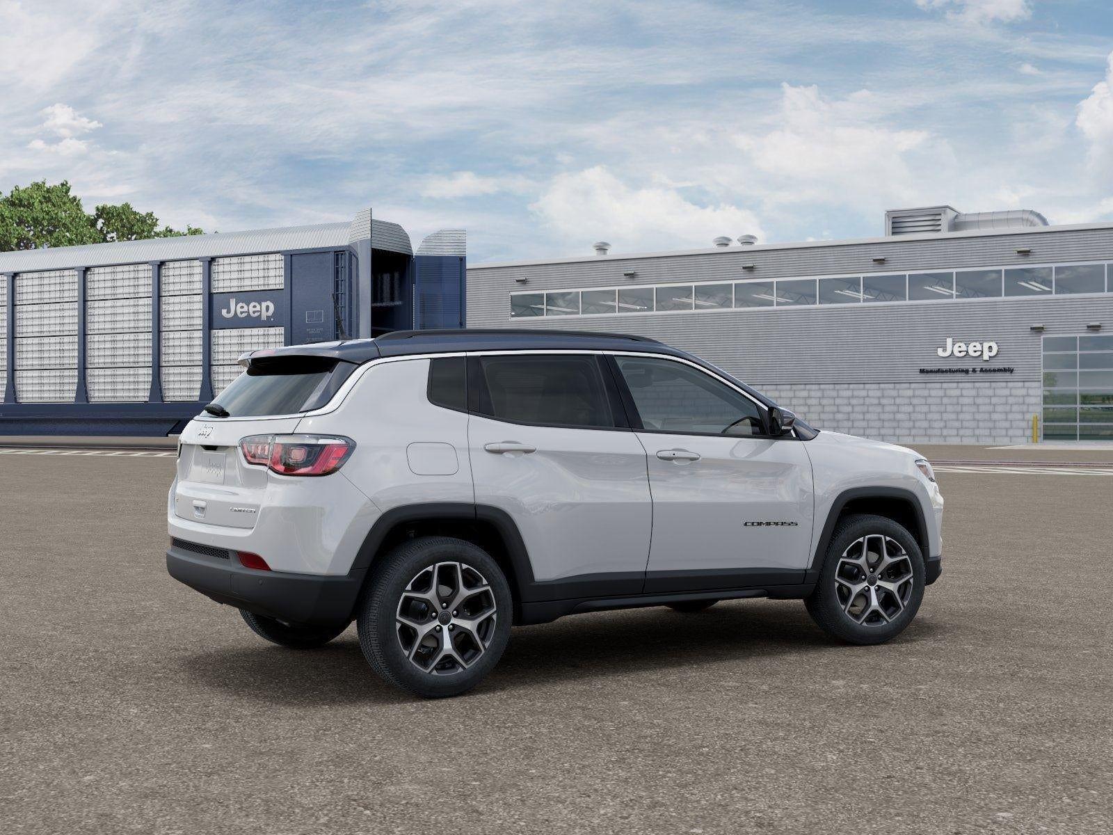 New 2026 Bright White Clear-Coat Exterior Paint Jeep COMPASS LIMITED 4X4 image 56