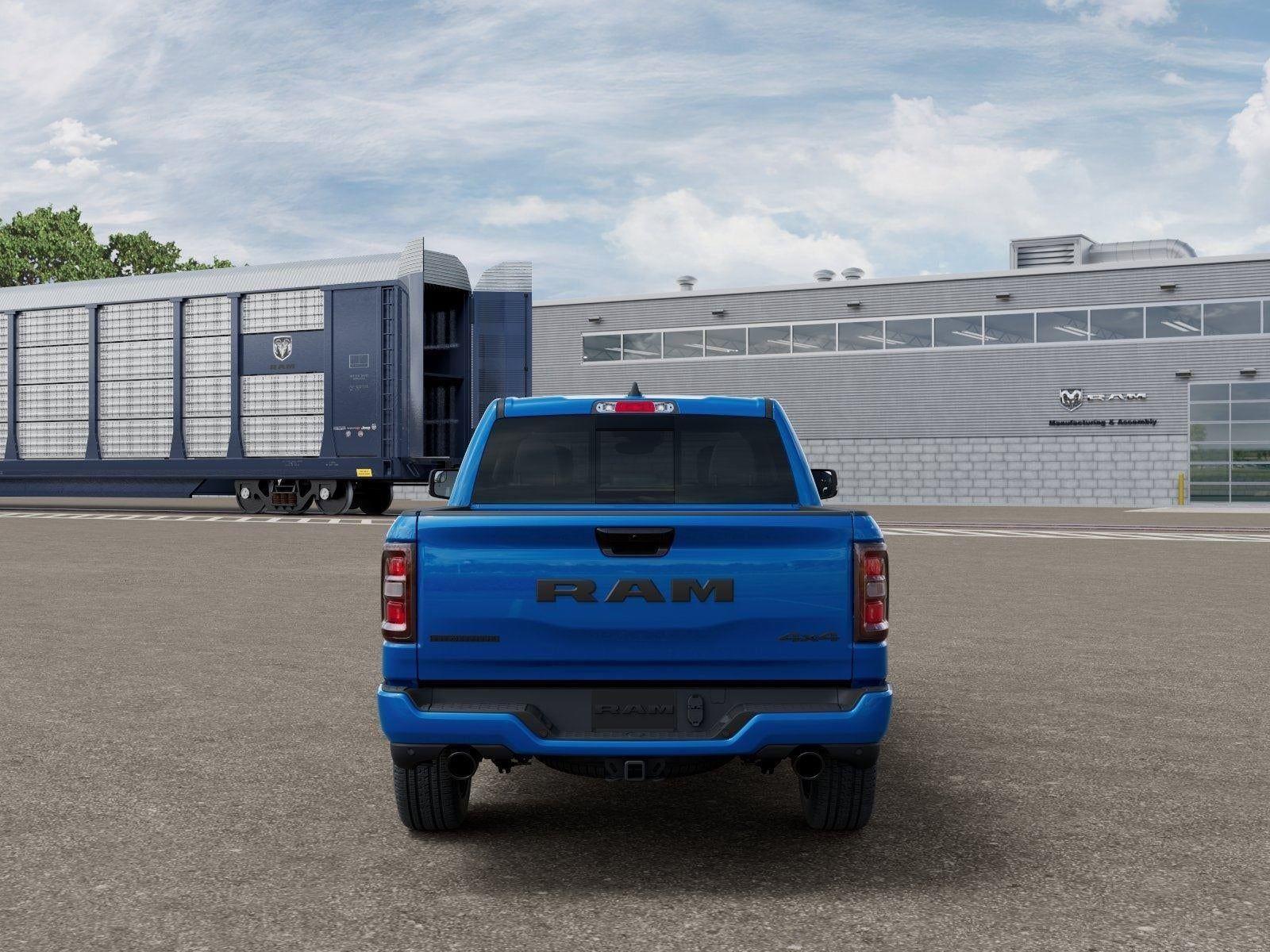 New 2026 Hydro Blue Pearl-Coat Exterior Paint RAM RAM 1500 BIG HORN CREW CAB 4X4 image 59
