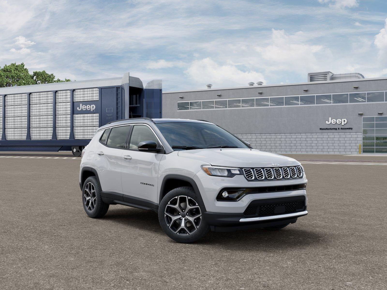 New 2026 Bright White Clear-Coat Exterior Paint Jeep COMPASS LIMITED 4X4 image 57