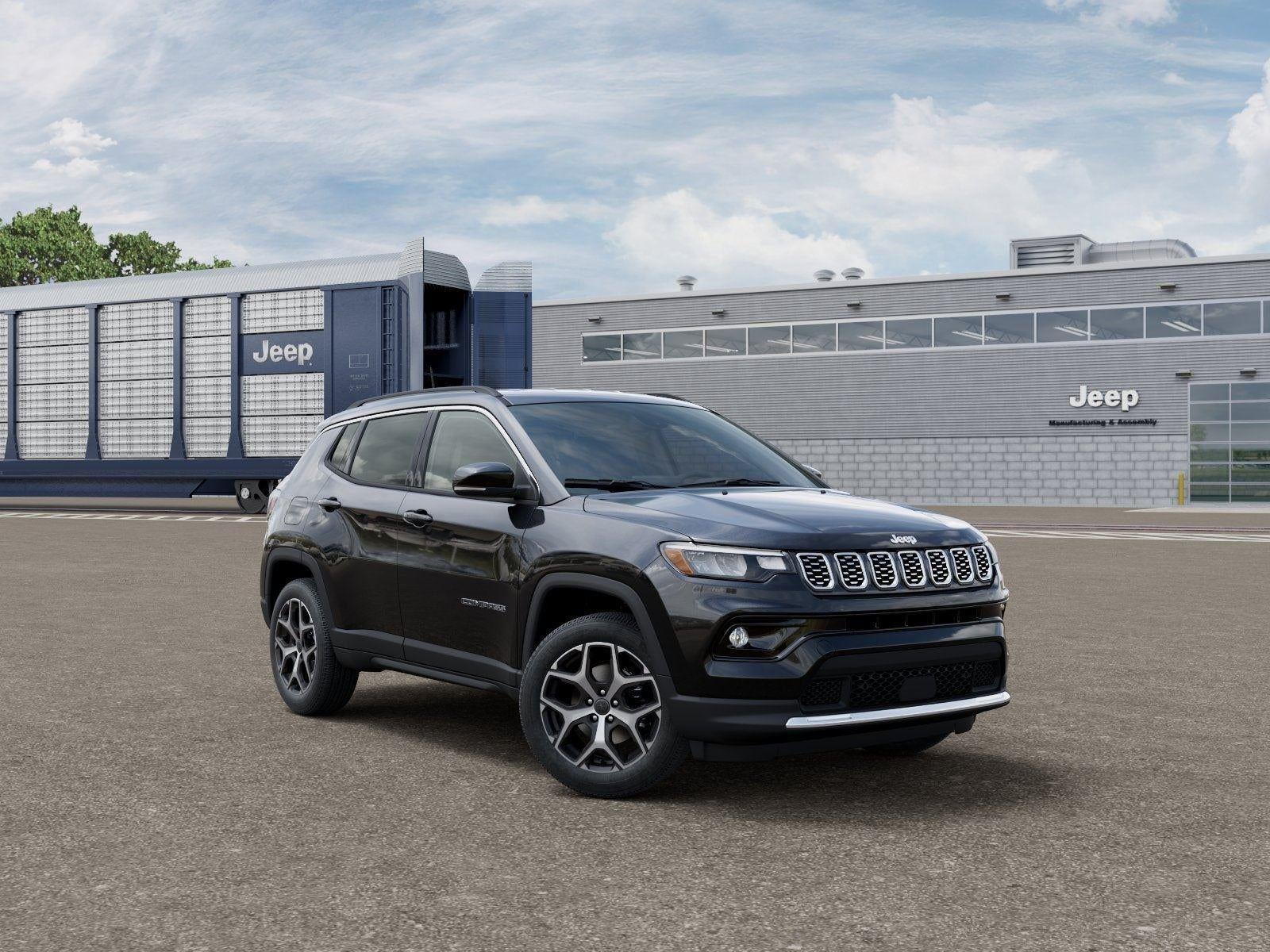 New 2026 Diamond Black Crystal Pearl-Coat Exterior Paint Jeep COMPASS LIMITED 4X4 image 57