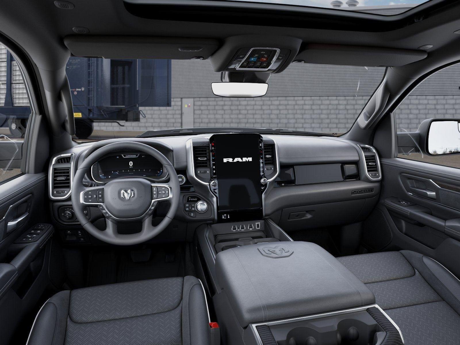 New 2026 Diamond Black Crystal Pearl-Coat Exterior Paint RAM RAM 1500 LARAMIE CREW CAB 4X4 image 66