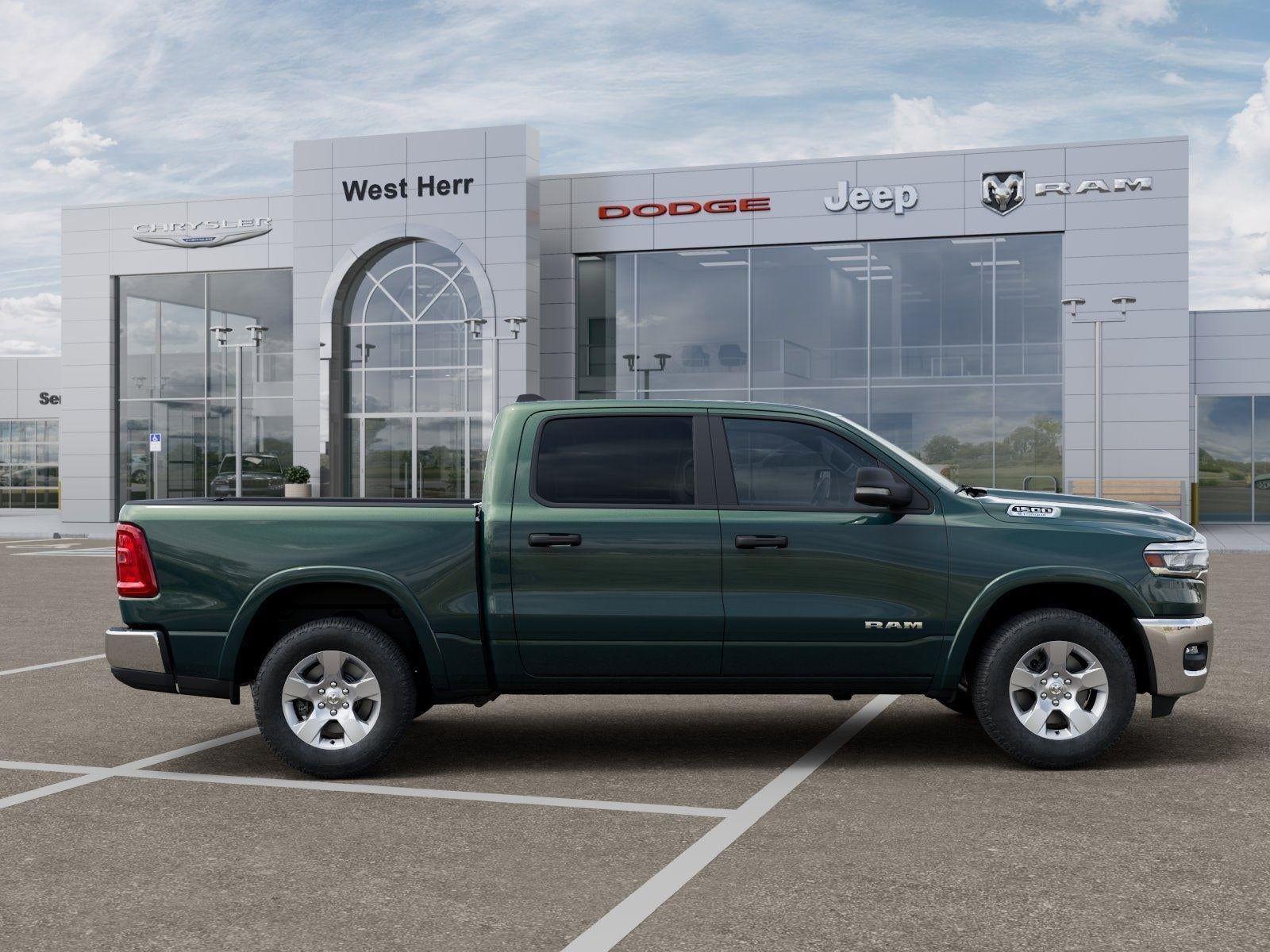 New 2026 Serrano-Green Metallic Exterior Paint RAM RAM 1500 BIG HORN CREW CAB 4X4 image 73