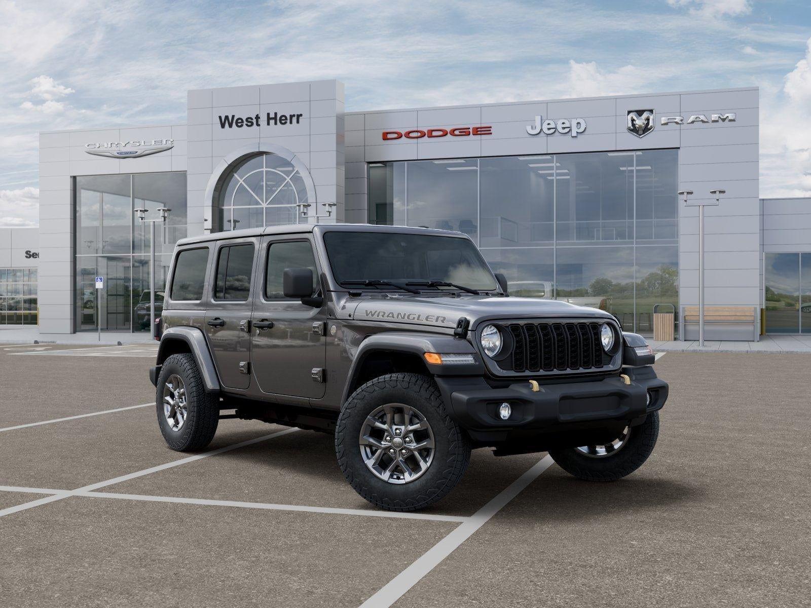 New 2026 Granite Crystal Metallic Clear-Coat Exterior Paint Jeep WRANGLER 4-DOOR 85TH ANNIVERSA image 57