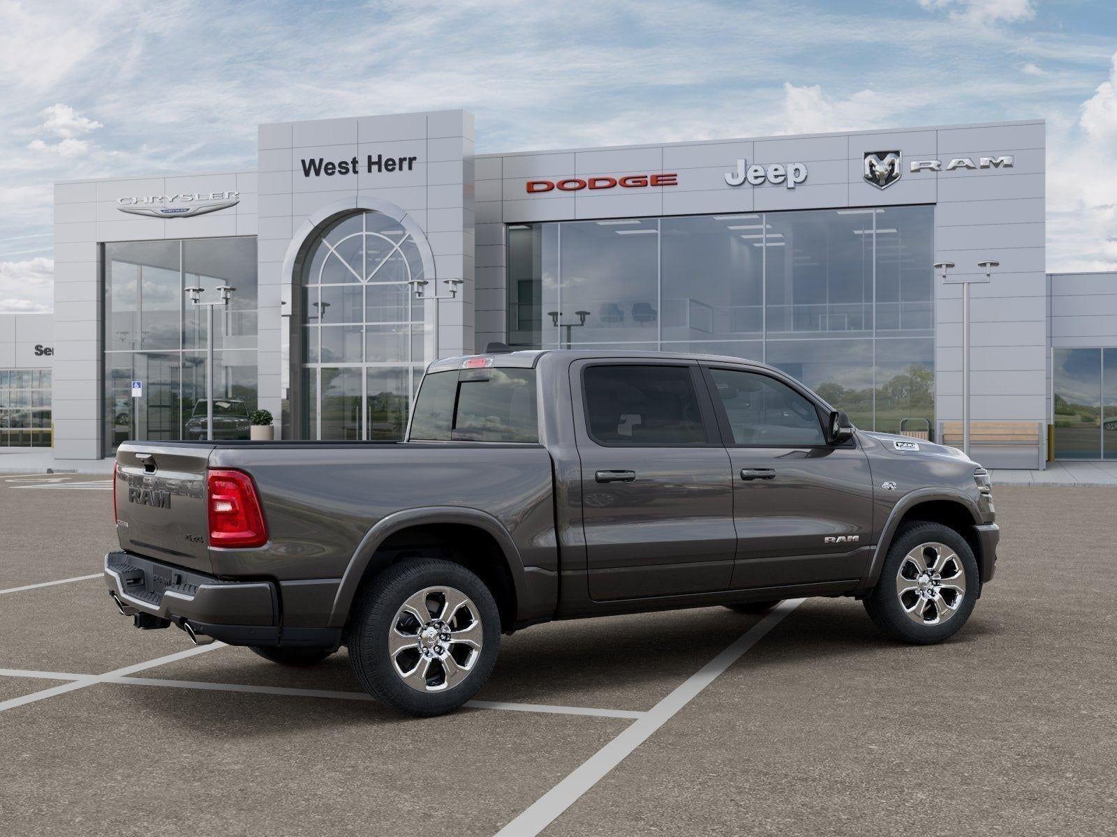 New 2026 Granite Crystal Metallic Clear-Coat Exterior Paint RAM RAM 1500 BIG HORN CREW CAB 4X4 image 82