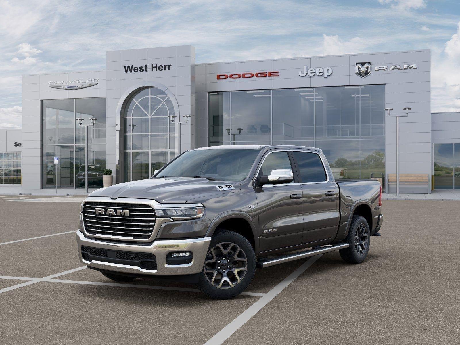 New 2026 Granite Crystal Metallic Clear-Coat Exterior Paint RAM RAM 1500 LARAMIE CREW CAB 4X4 image 79