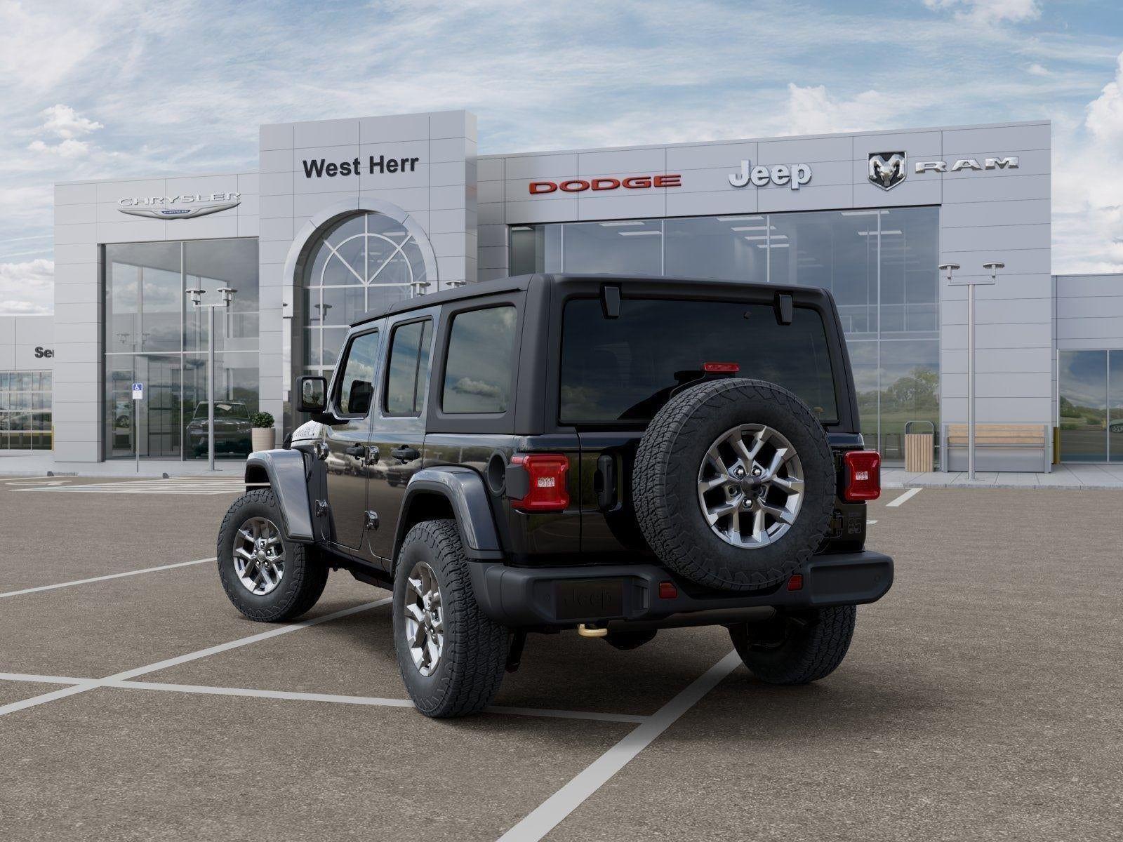 New 2026 Black Clear-Coat Exterior Paint Jeep WRANGLER 4-DOOR 85TH ANNIVERSA image 81