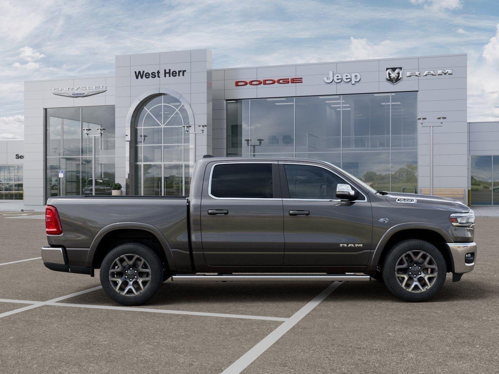 New 2026 Granite Crystal Metallic Clear-Coat Exterior Paint RAM RAM 1500 LARAMIE CREW CAB 4X4 image 99