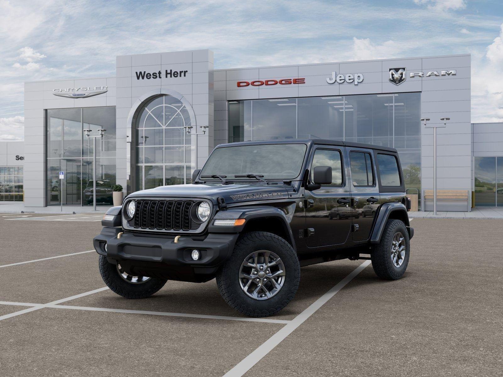 New 2026 Black Clear-Coat Exterior Paint Jeep WRANGLER 4-DOOR 85TH ANNIVERSA image 79