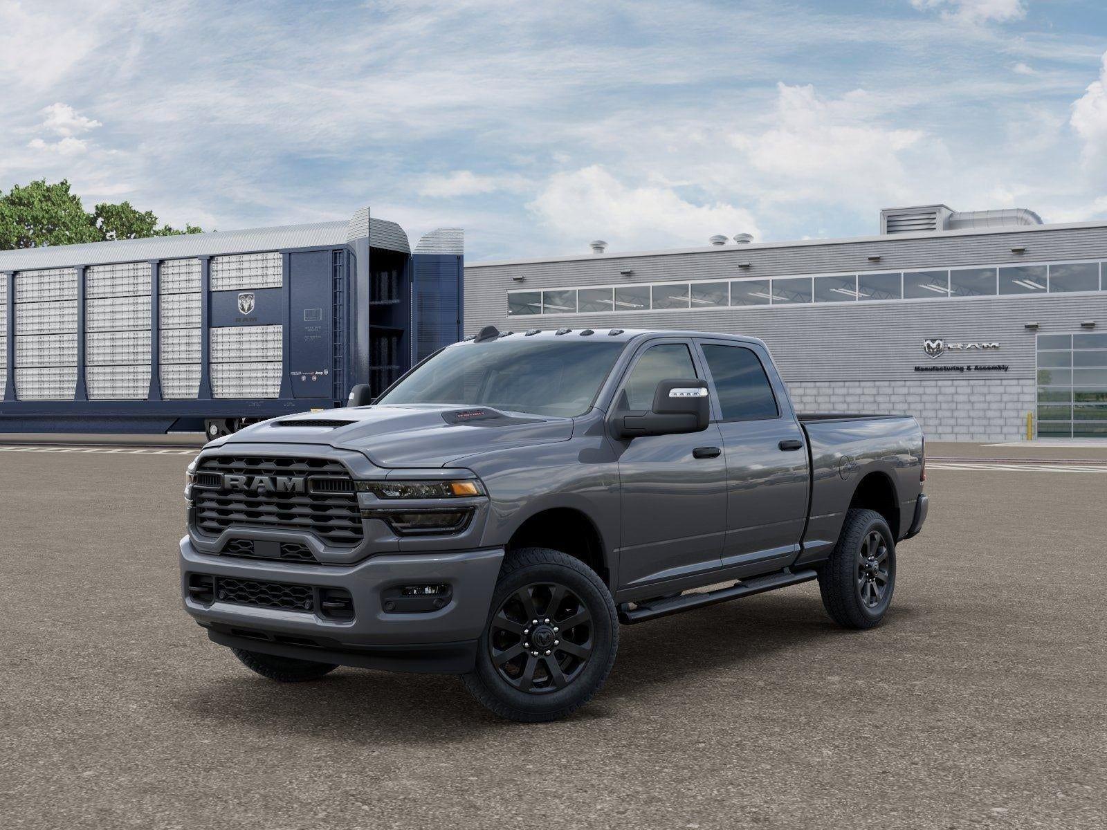 New 2026 Ceramic Gray Clear-Coat Exterior Paint RAM RAM 2500 BLACK EXPRESS CREW CA image 79