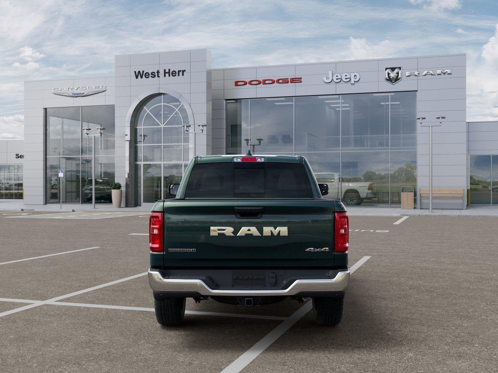 New 2026 Serrano-Green Metallic Exterior Paint RAM RAM 1500 BIG HORN CREW CAB 4X4 image 85