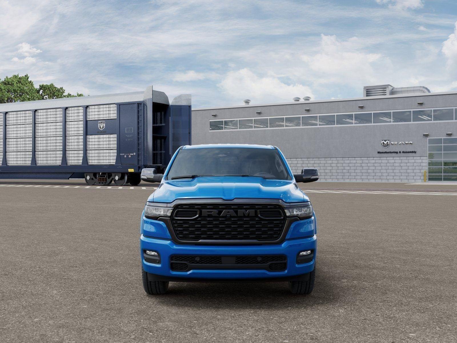 New 2026 Hydro Blue Pearl-Coat Exterior Paint RAM RAM 1500 BIG HORN CREW CAB 4X4 image 84
